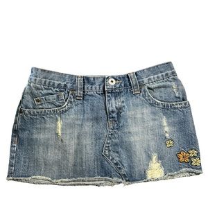Vintage junior Women’s Roxy Denim Min Skirt